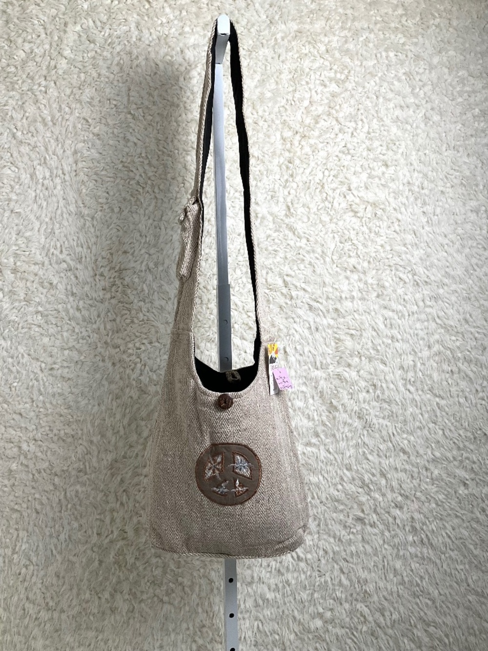 HIMALAYAN PEACE HOBO-STYLE WOMEN'S CROSSBODY/SLING PURSE~NWT!